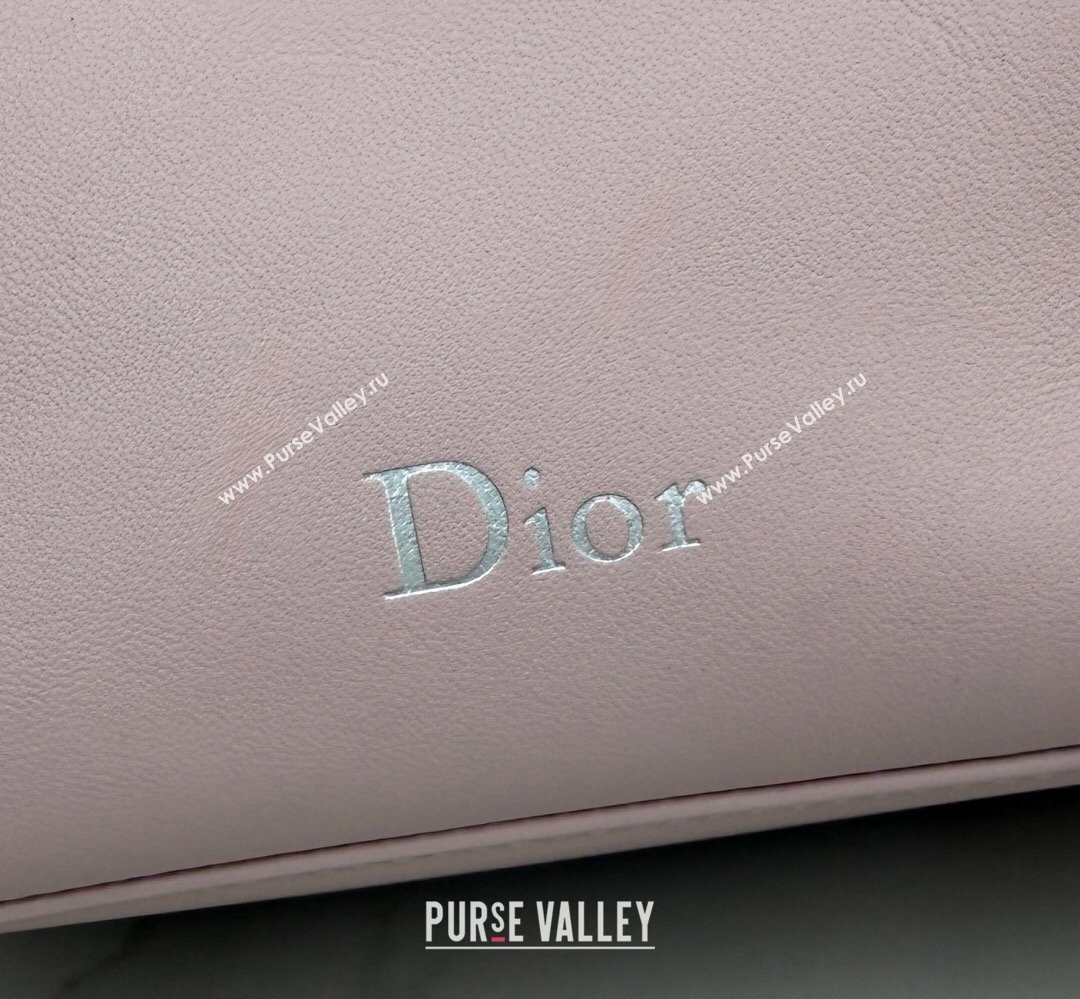 Dior Bow Pouch Bag in Lambskin Leather Pink 2026 S3900 (BF-260409008)