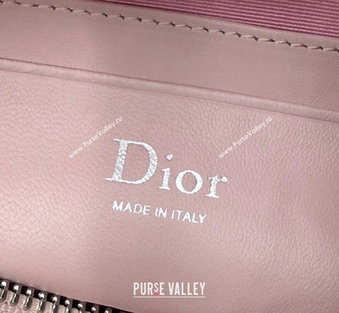 Dior Bow Pouch Bag in Lambskin Leather Pink 2026 S3900 (BF-260409008)
