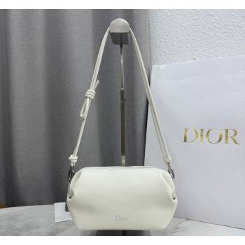 Dior Bow Pouch Bag in Lambskin Leather White 2026 S3900 (BF-260409010)