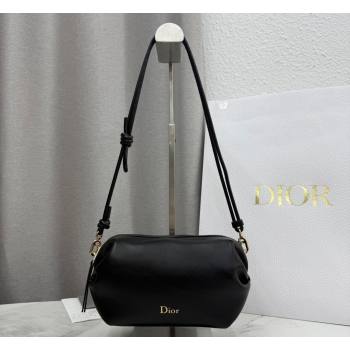 Dior Bow Pouch Bag in Lambskin Leather Black 2026 S3900 (BF-260409011)