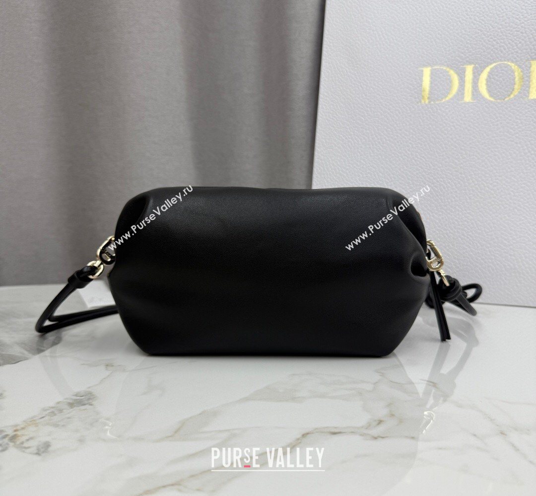 Dior Bow Pouch Bag in Lambskin Leather Black 2026 S3900 (BF-260409011)