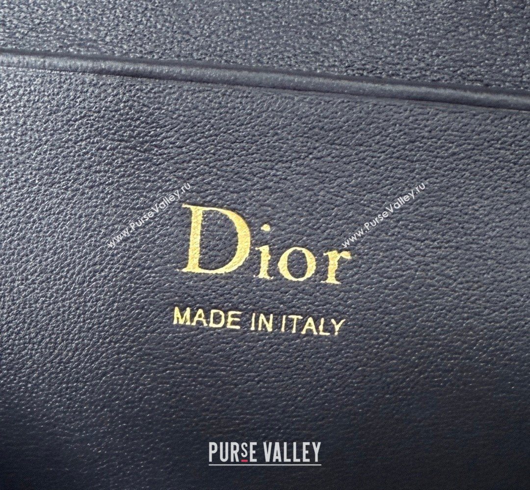 Dior Bow Pouch Bag in Blue Dior Oblique Jacquard 2026 S3900 (BF-260409012)