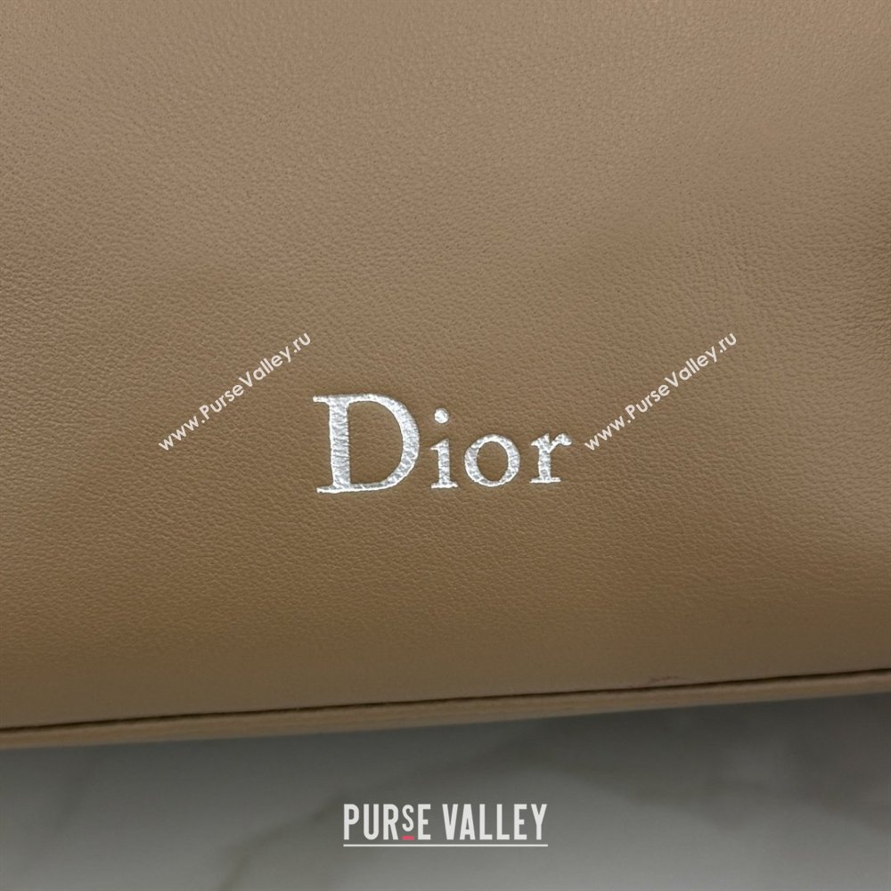 Dior Bow Pouch Bag in Lambskin Leather Brown 2026 S3900 (BF-260409013)