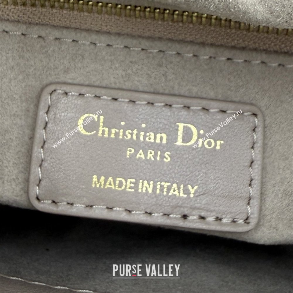 Dior Classic Mini Lady Dior Bag in Cannage Lambskin Blush Beige 2026 M0505 0409 (BF-260409039)