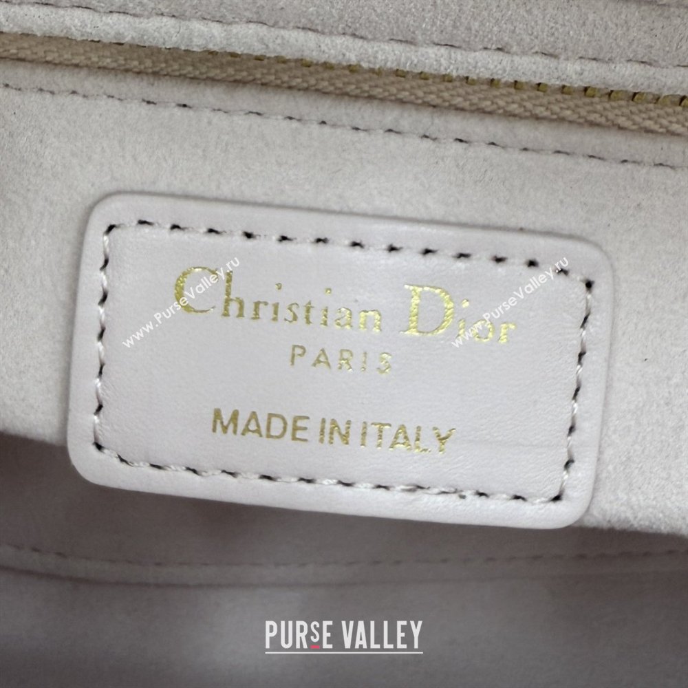 Dior Classic Mini Lady Dior Bag in Cannage Lambskin Sakura Pink 2026 M0505 0409 (BF-260409040)