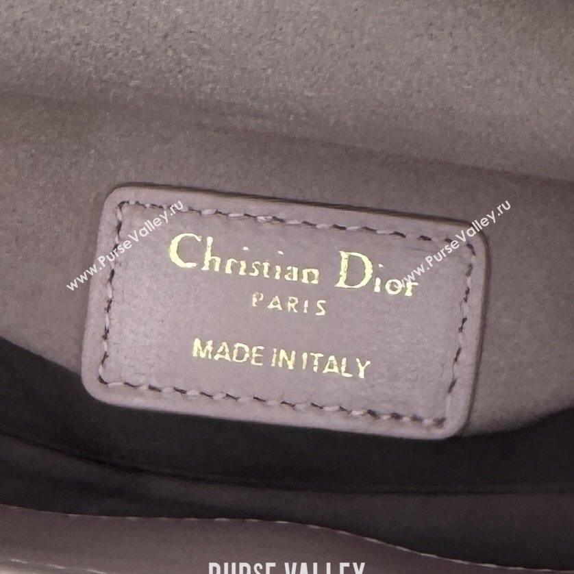 Dior Classic Mini Lady Dior Bag in Cannage Lambskin Soft Pink 2026 M0505 0409 (BF-260409047)