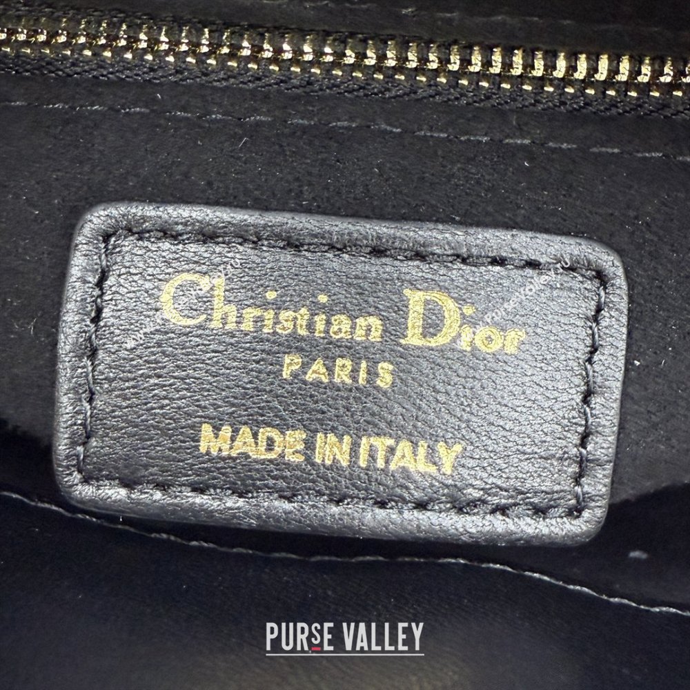 Dior Classic Mini Lady Dior Bag in Cannage Lambskin Black/Gold 2026 M0505 0409 (BF-260409054)