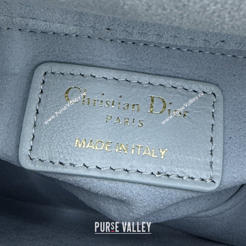 Dior Classic Mini Lady Dior Bag in Cannage Lambskin Space Blue 2026 M0505 0409 (BF-260409020)