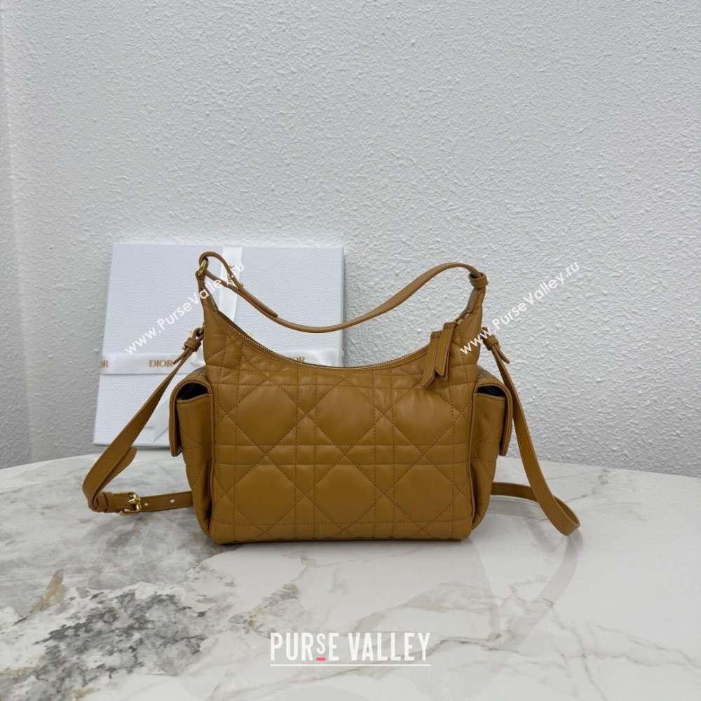 Dior Medium D-Dream Bag in Macrocannage Lambskin Gold-Tone 2025 M6323 (XXG-250806014)