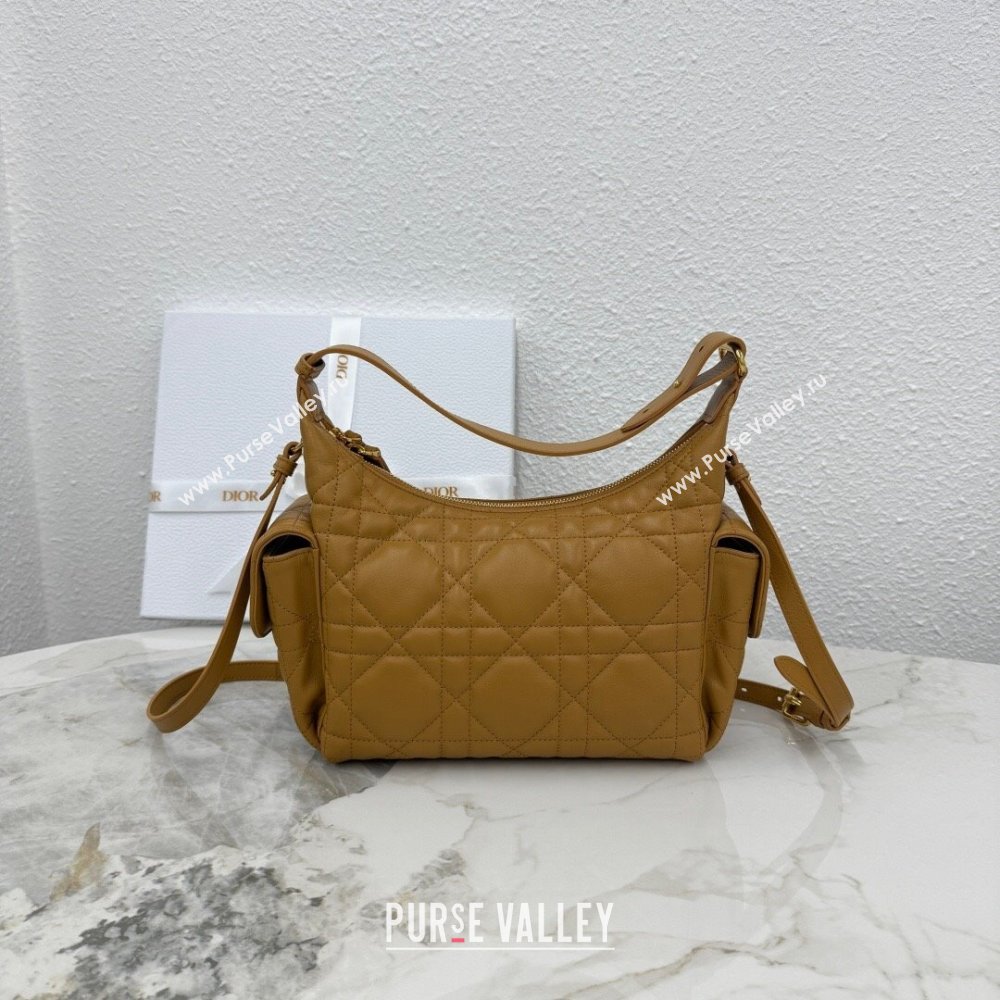 Dior Medium D-Dream Bag in Macrocannage Lambskin Gold-Tone 2025 M6323 (XXG-250806014)