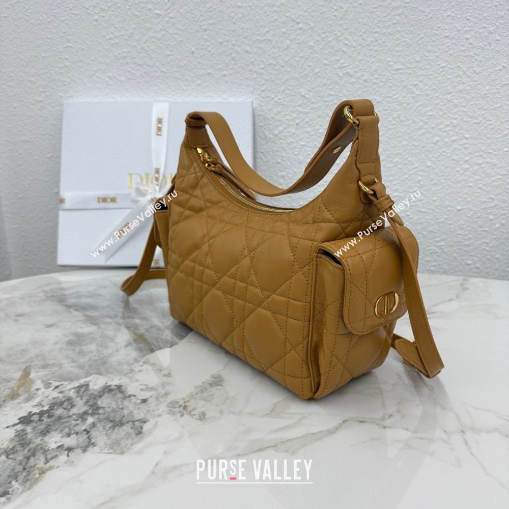 Dior Medium D-Dream Bag in Macrocannage Lambskin Gold-Tone 2025 M6323 (XXG-250806014)