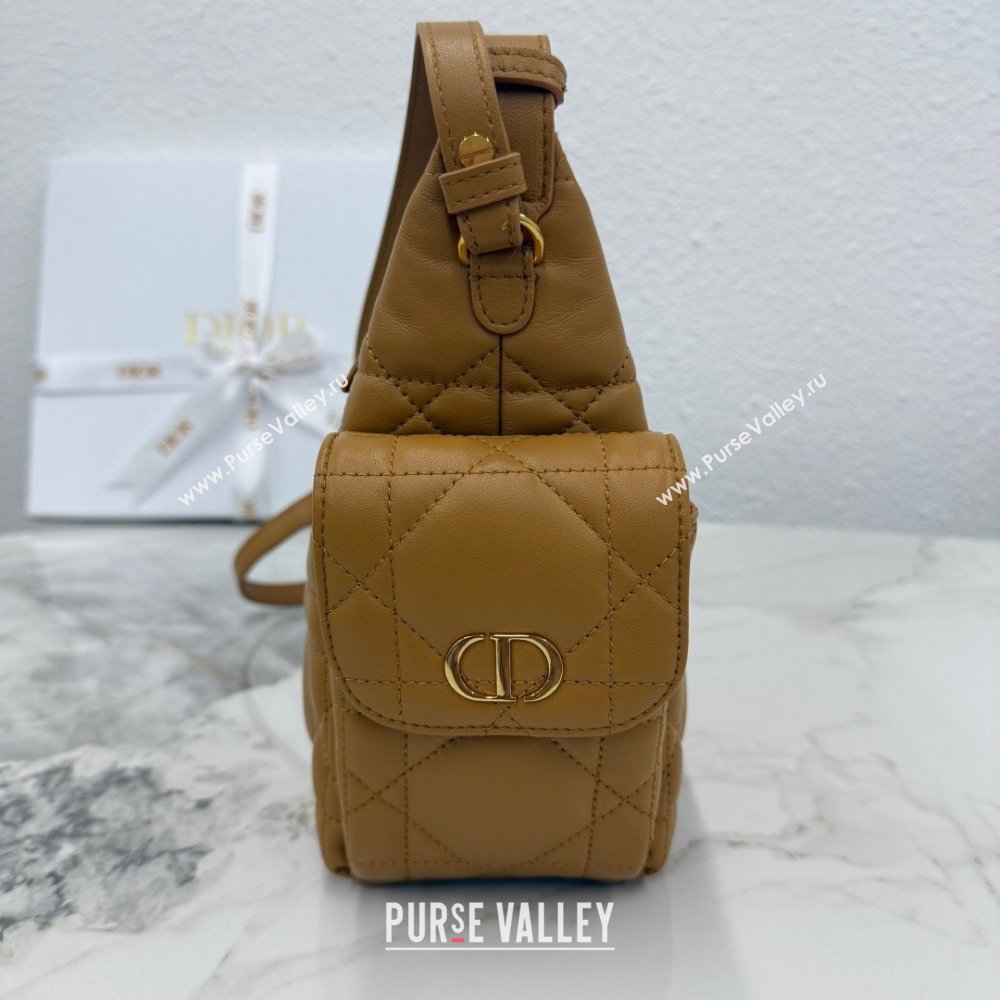 Dior Medium D-Dream Bag in Macrocannage Lambskin Gold-Tone 2025 M6323 (XXG-250806014)