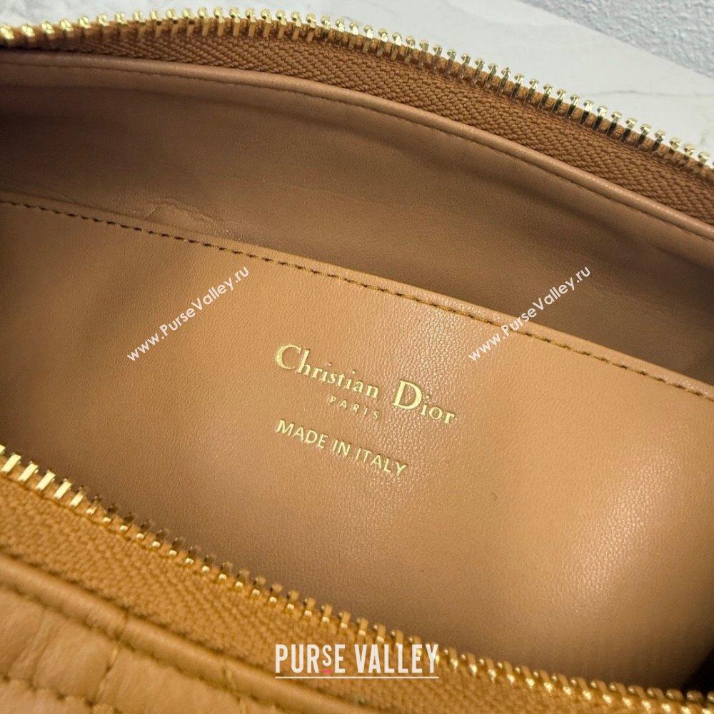 Dior Medium D-Dream Bag in Macrocannage Lambskin Gold-Tone 2025 M6323 (XXG-250806014)