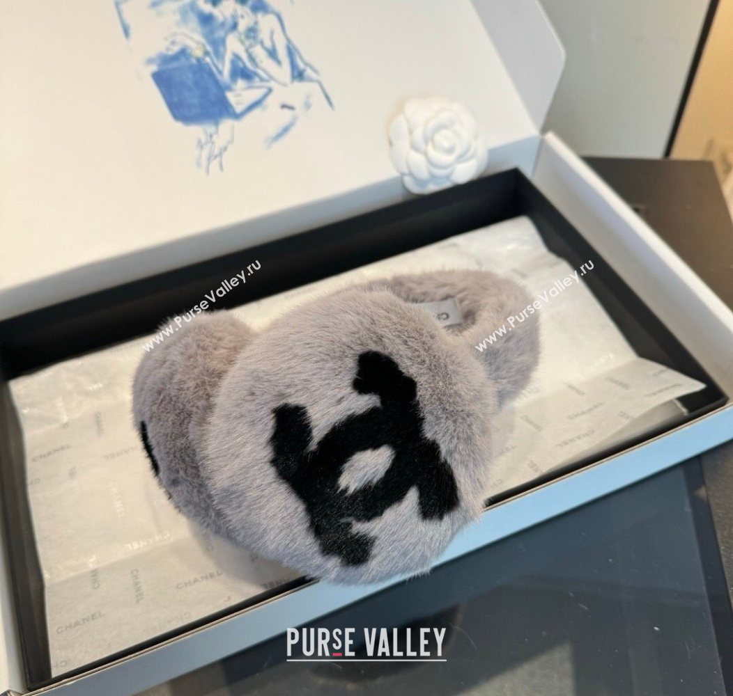 Chanel Earmuff Grey/Black 2026 CH010509 (XMN-260105025)