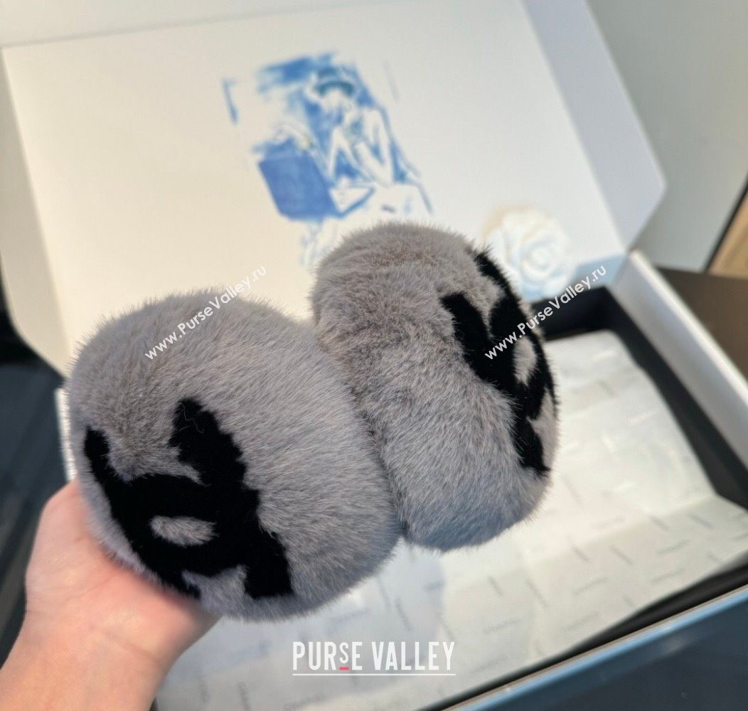 Chanel Earmuff Grey/Black 2026 CH010509 (XMN-260105025)