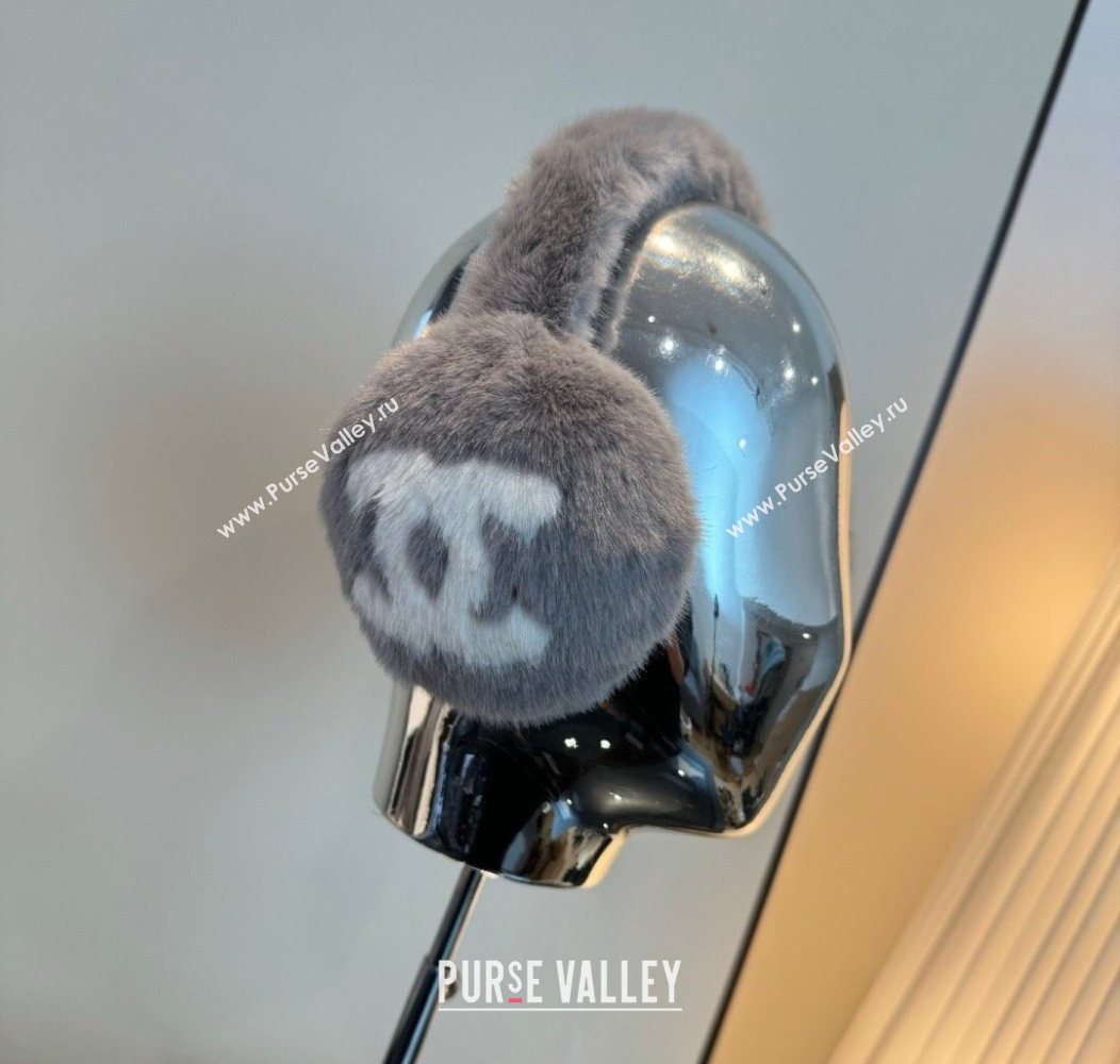 Chanel Earmuff Grey/White 2026 CH010509 (XMN-260105026)