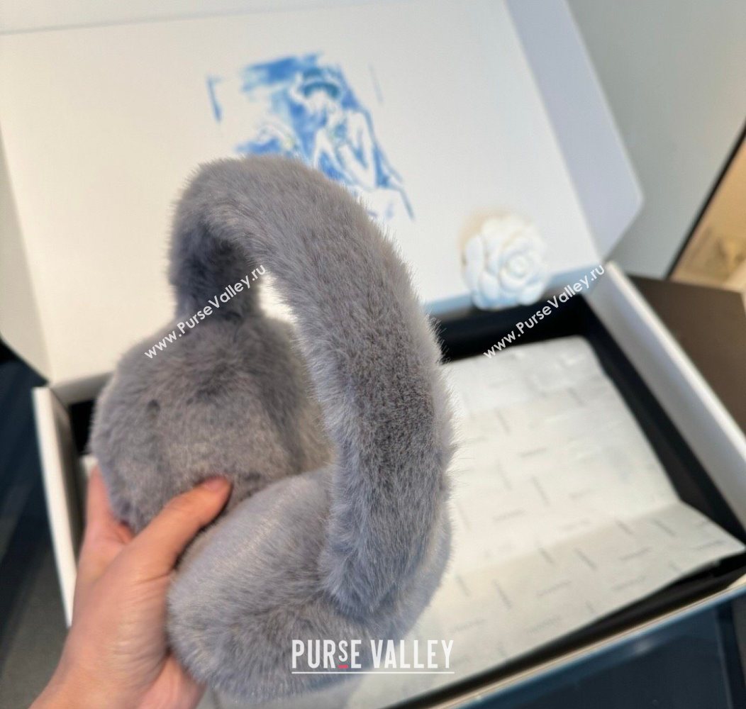 Chanel Earmuff Grey/White 2026 CH010509 (XMN-260105026)