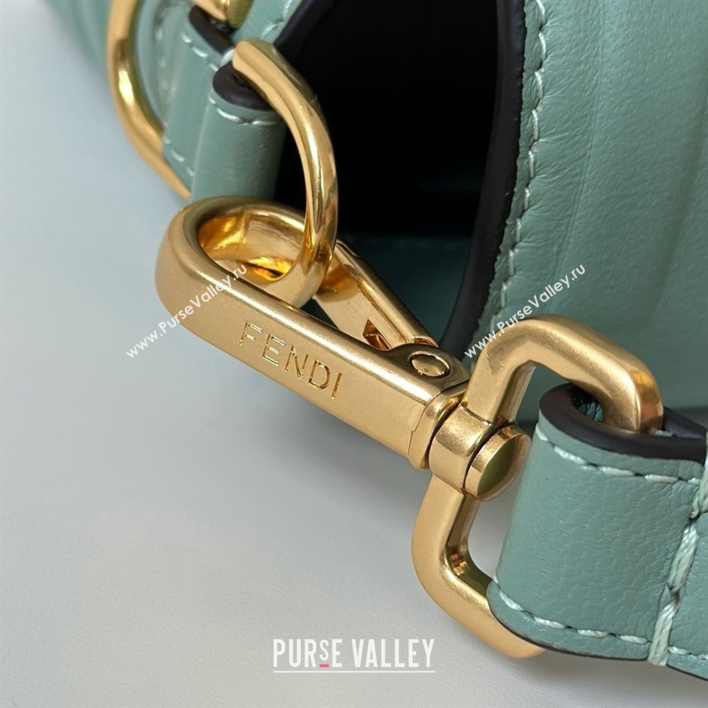 Fendi Baguette Medium Nappa Leather Bag Green 0135M 20250628 (CL-250628013)