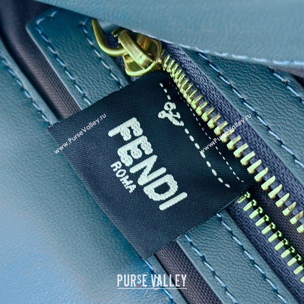 Fendi Baguette Medium Nappa Leather Bag Dark Blue 0135M 20250628 (CL-250628012)