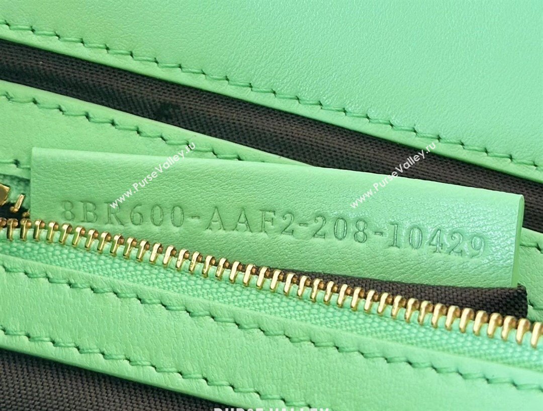 Fendi Baguette Medium Nappa Leather Bag 0135M Light Green 2025 0807 (CL-250807007)