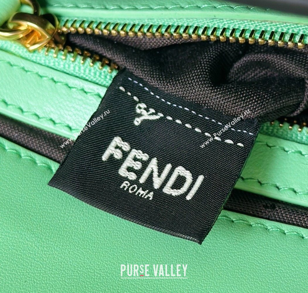 Fendi Baguette Medium Nappa Leather Bag 0135M Light Green 2025 0807 (CL-250807007)