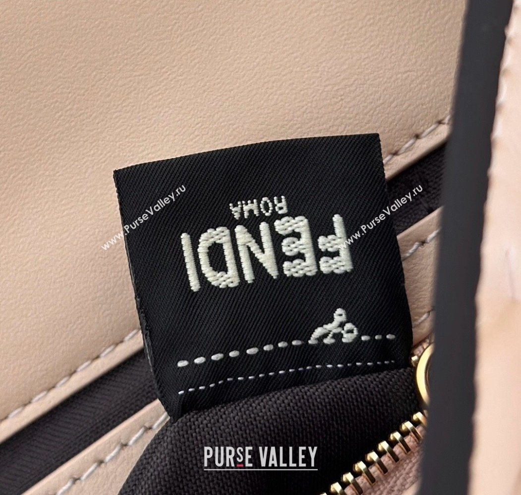 Fendi Baguette Medium Nappa Leather Bag 0135M Nude Pink 2025 0807 (CL-250807008)