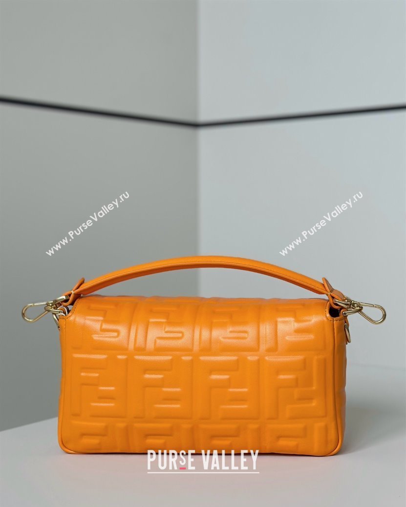 Fendi Baguette Medium Nappa Leather Bag 0135M Light Orange 2025 0807 (CL-250807010)
