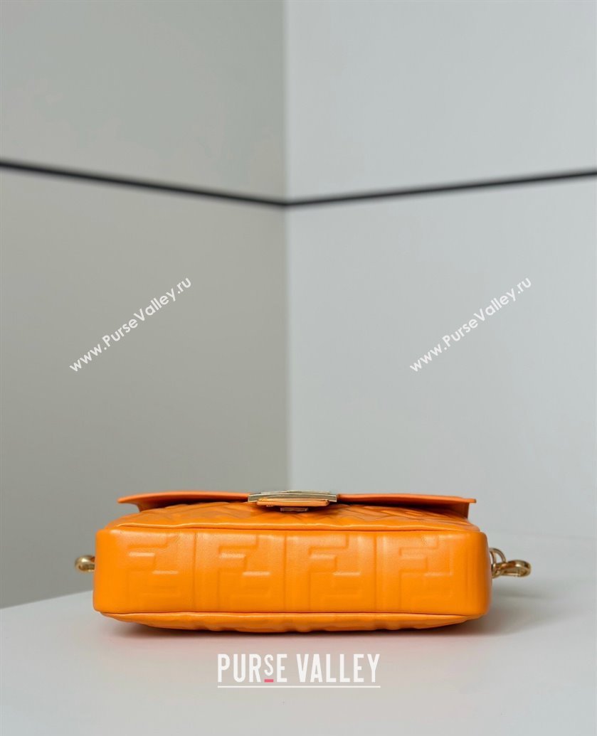 Fendi Baguette Medium Nappa Leather Bag 0135M Light Orange 2025 0807 (CL-250807010)