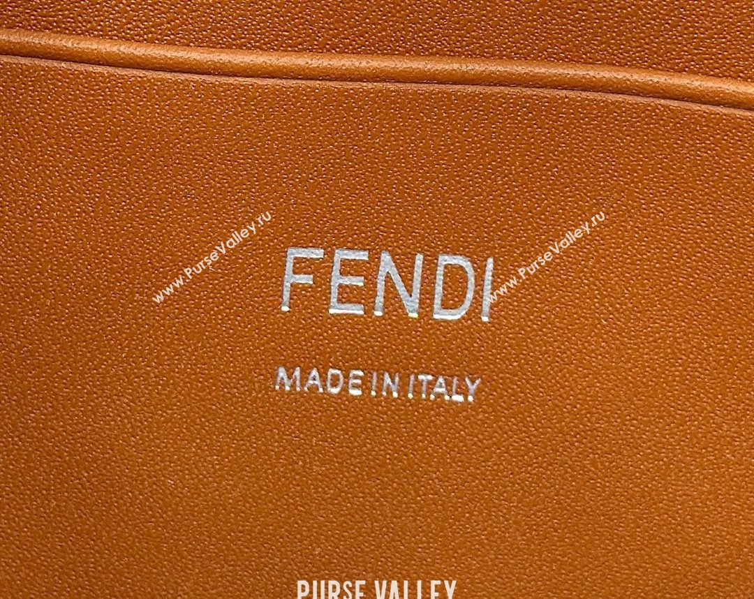 Fendi Baguette Mini Bag in Light blue denim with FF embroidery 2024 0159BS (CL-240219105)