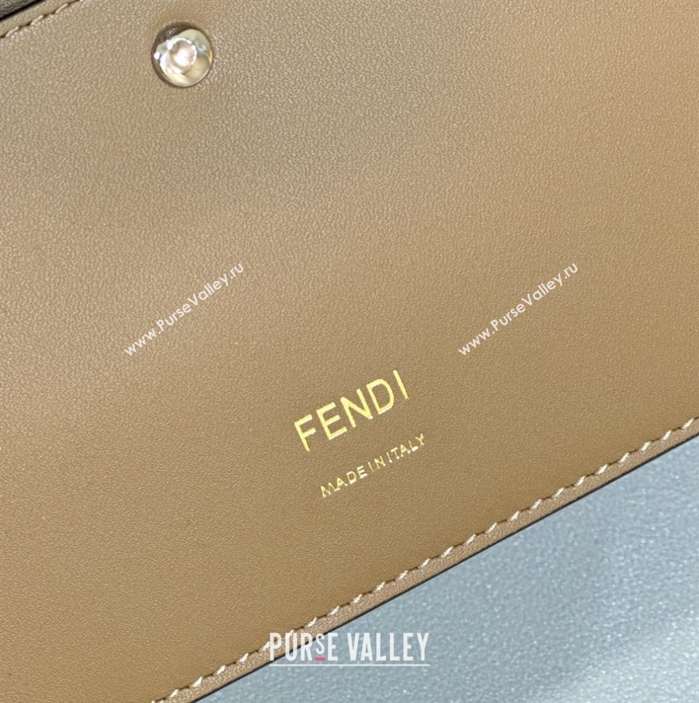 Fendi Baguette Medium Bag in Braided Leather Sand Beige/Brown 2024 8630 (CL-240219090)