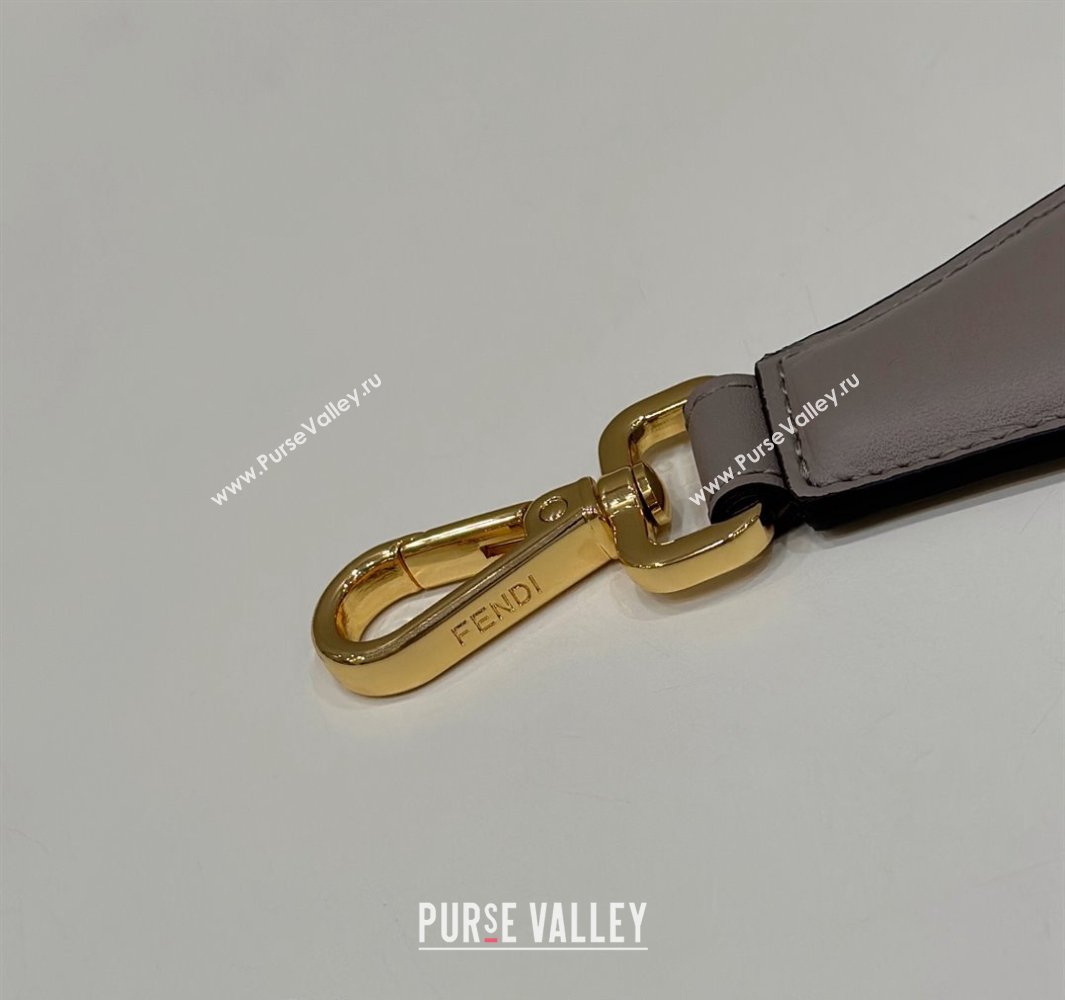 Fendi Strap You Canvas FF Shoulder Strap 4x133cm Grey 2024 913 (CL-240219111)
