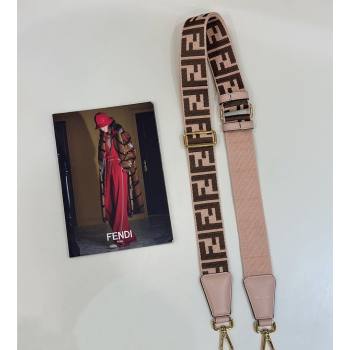 Fendi Strap You Canvas FF Shoulder Strap 4x133cm Light Pink 2024 913 (CL-240219116)