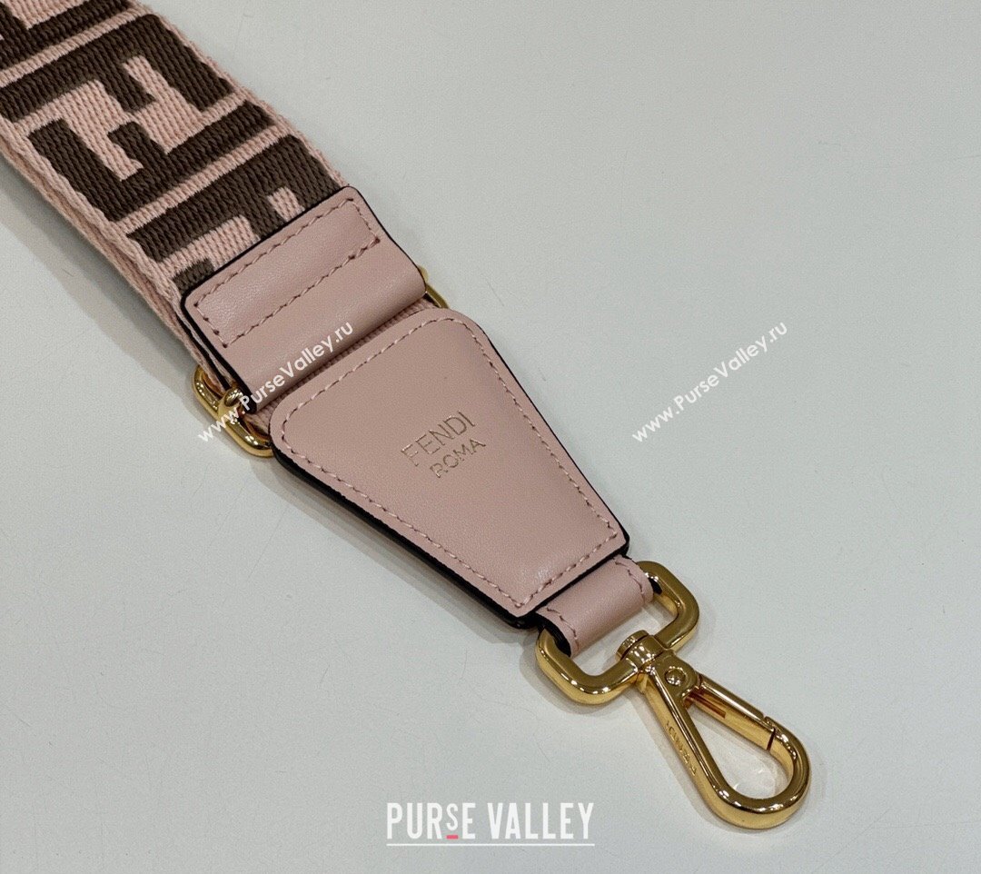 Fendi Strap You Canvas FF Shoulder Strap 4x133cm Light Pink 2024 913 (CL-240219116)