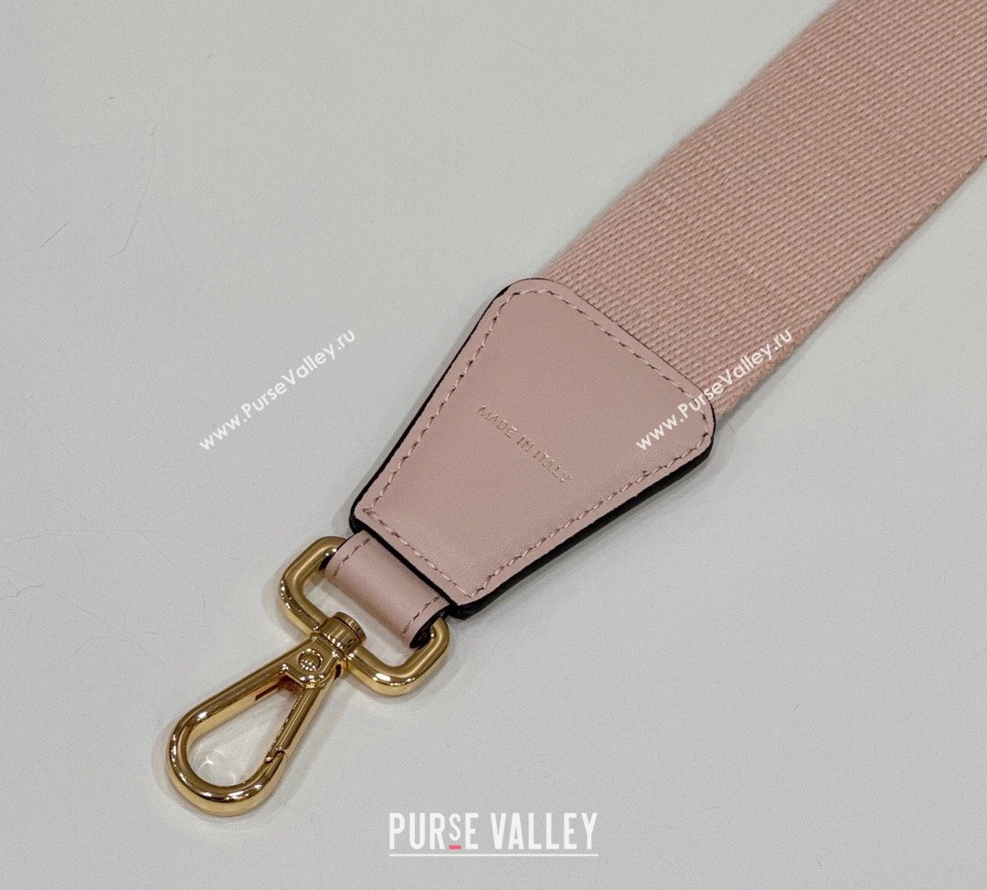 Fendi Strap You Canvas FF Shoulder Strap 4x133cm Light Pink 2024 913 (CL-240219116)