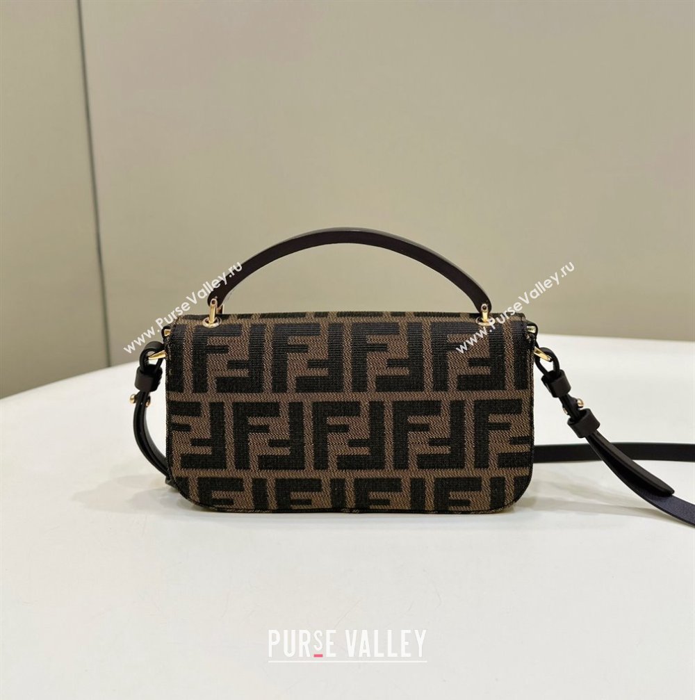 Fendi Baguette Bag Phone in FF Fabric Brown 2024 8620A (CL-240219094)