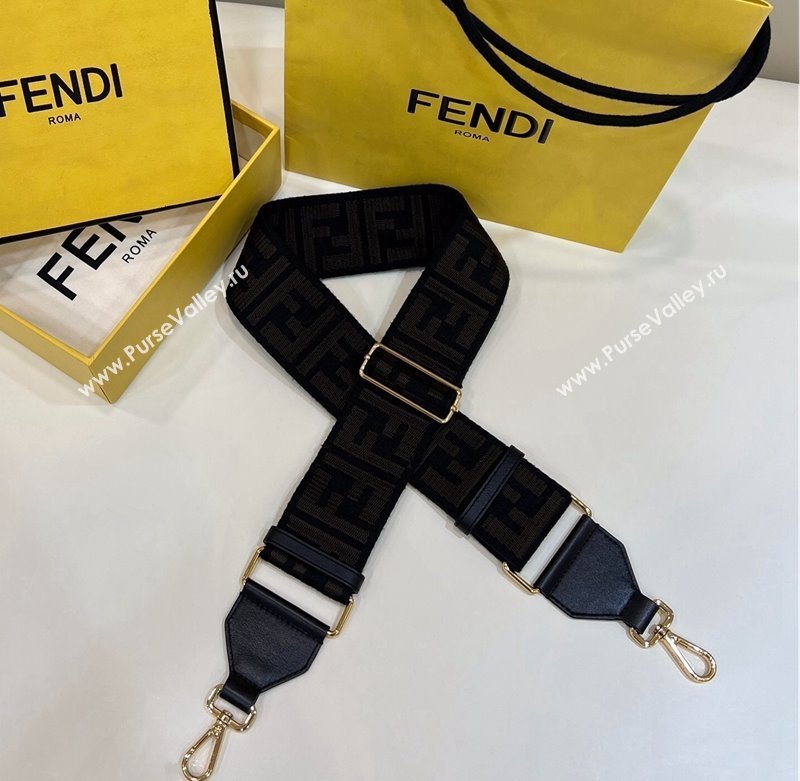 Fendi Strap You Canvas FF Shoulder Strap 140cm Navy Blue 2024 907 (CL-240219095)