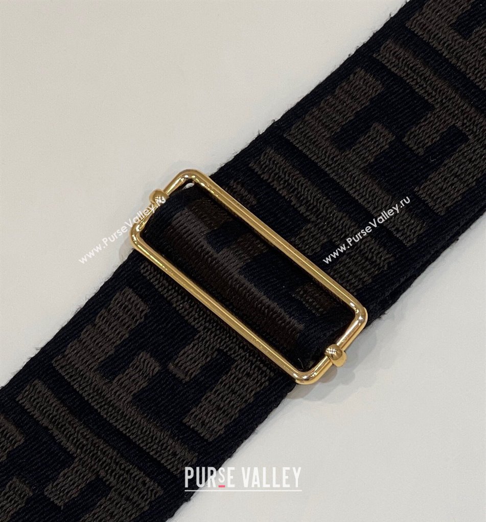 Fendi Strap You Canvas FF Shoulder Strap 140cm Navy Blue 2024 907 (CL-240219095)