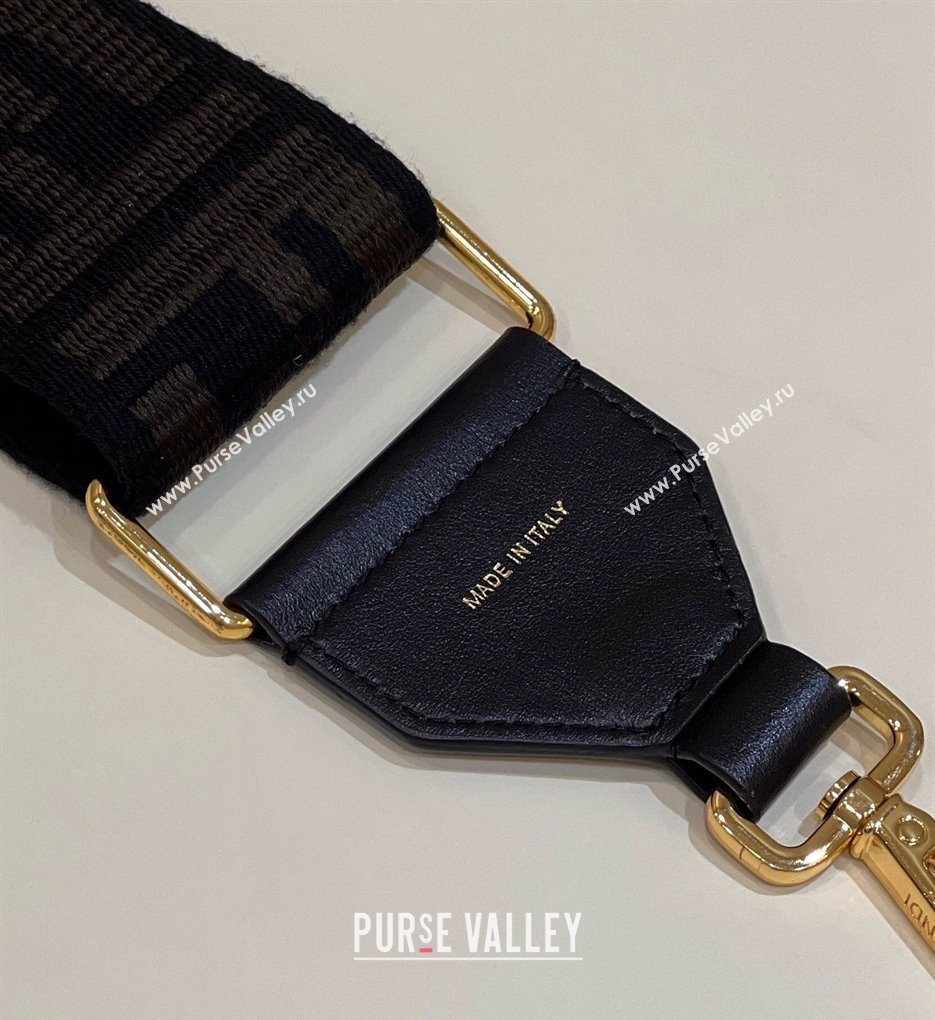 Fendi Strap You Canvas FF Shoulder Strap 140cm Navy Blue 2024 907 (CL-240219095)