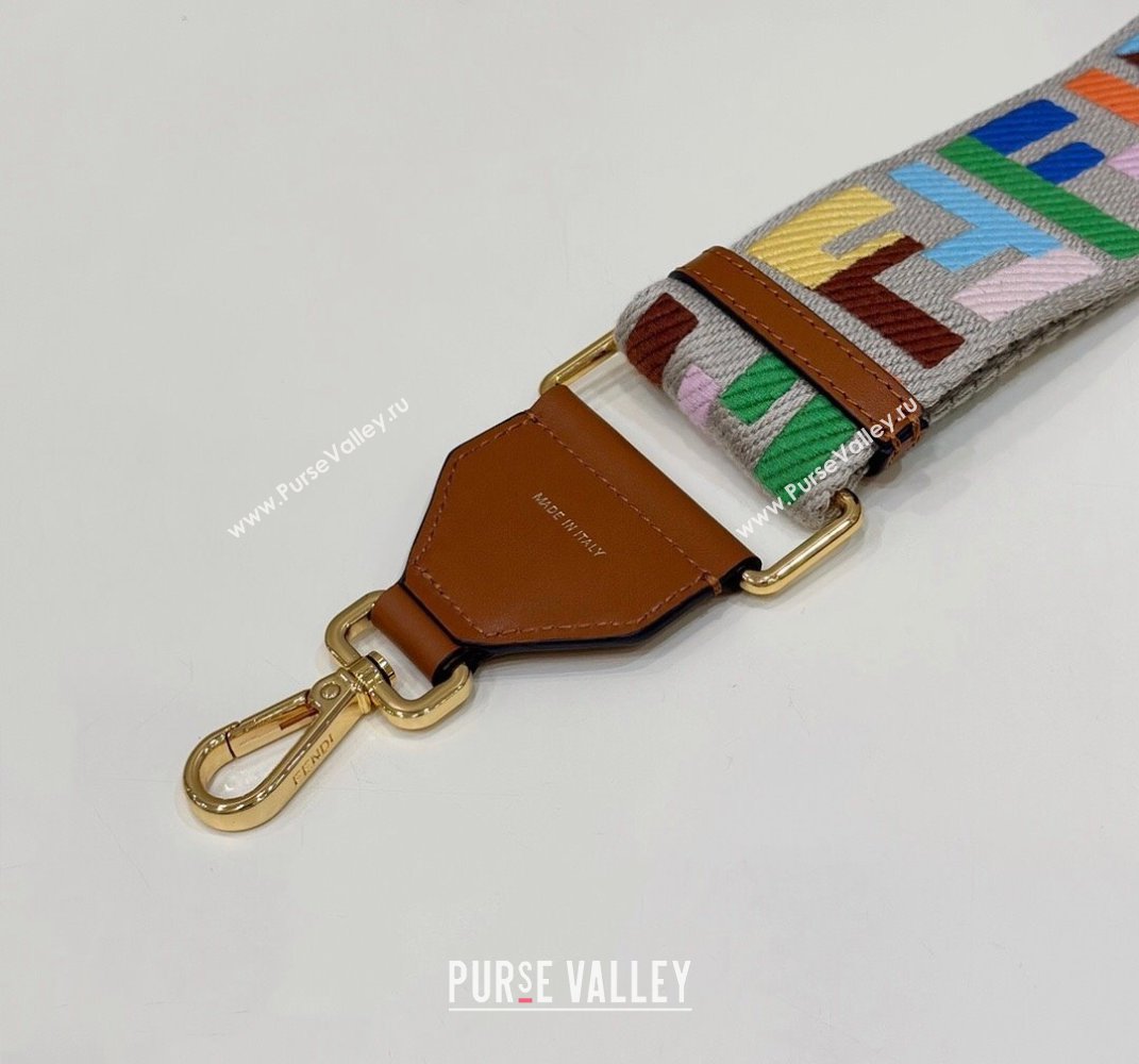 Fendi Strap You Canvas FF Shoulder Strap 140cm Multicolor 2024 907 (CL-240219096)