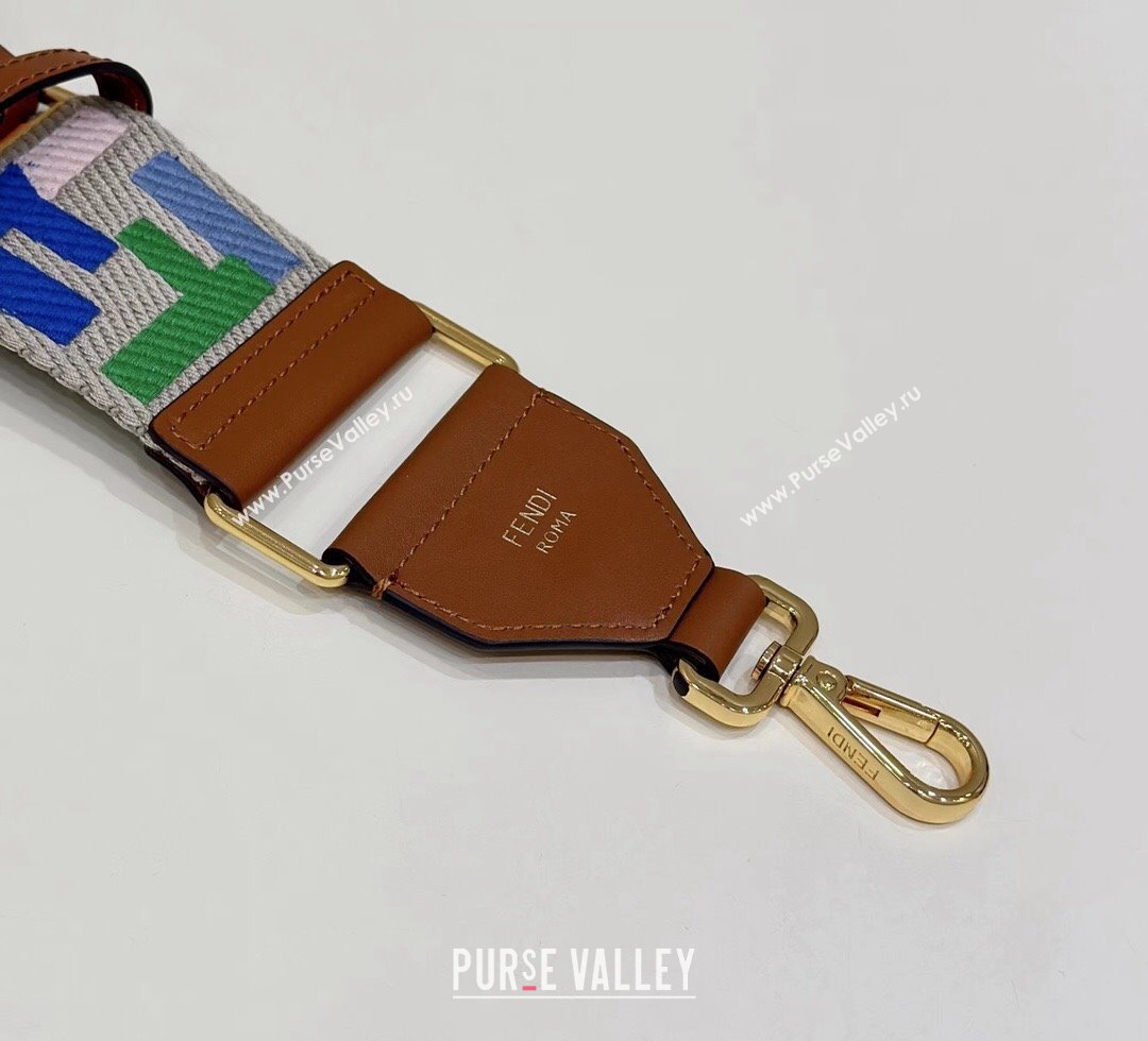 Fendi Strap You Canvas FF Shoulder Strap 140cm Multicolor 2024 907 (CL-240219096)