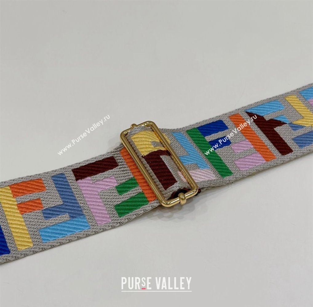 Fendi Strap You Canvas FF Shoulder Strap 140cm Multicolor 2024 907 (CL-240219096)