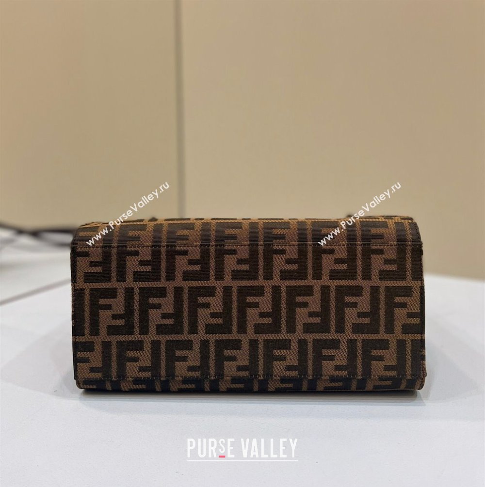 Fendi Baguette Small Tote Bag in Brown FF Fabric 2024 8316F (CL-240312076)