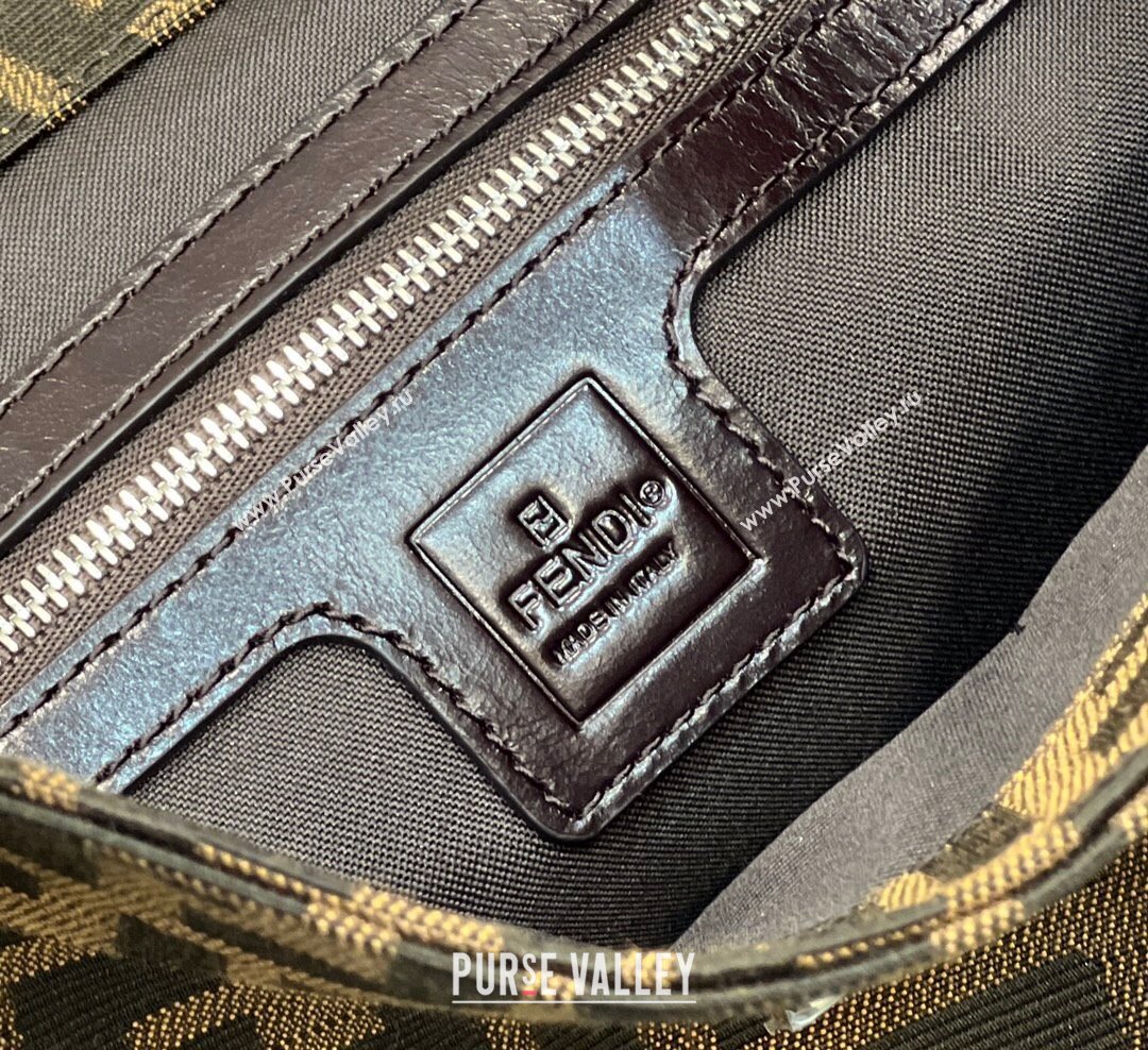 Fendi Baguette Small Tote Bag in Brown FF Fabric 2024 8316F (CL-240312076)
