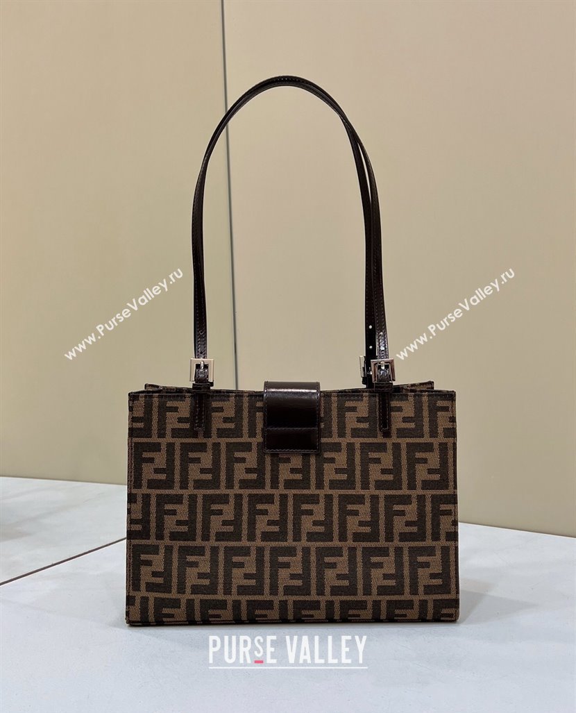 Fendi Baguette Mini Tote Bag in Brown FF Fabric 2024 8316S (CL-240312075)