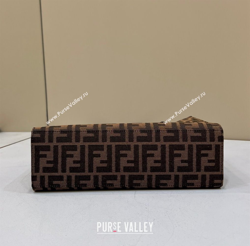 Fendi Baguette Mini Tote Bag in Brown FF Fabric 2024 8316S (CL-240312075)