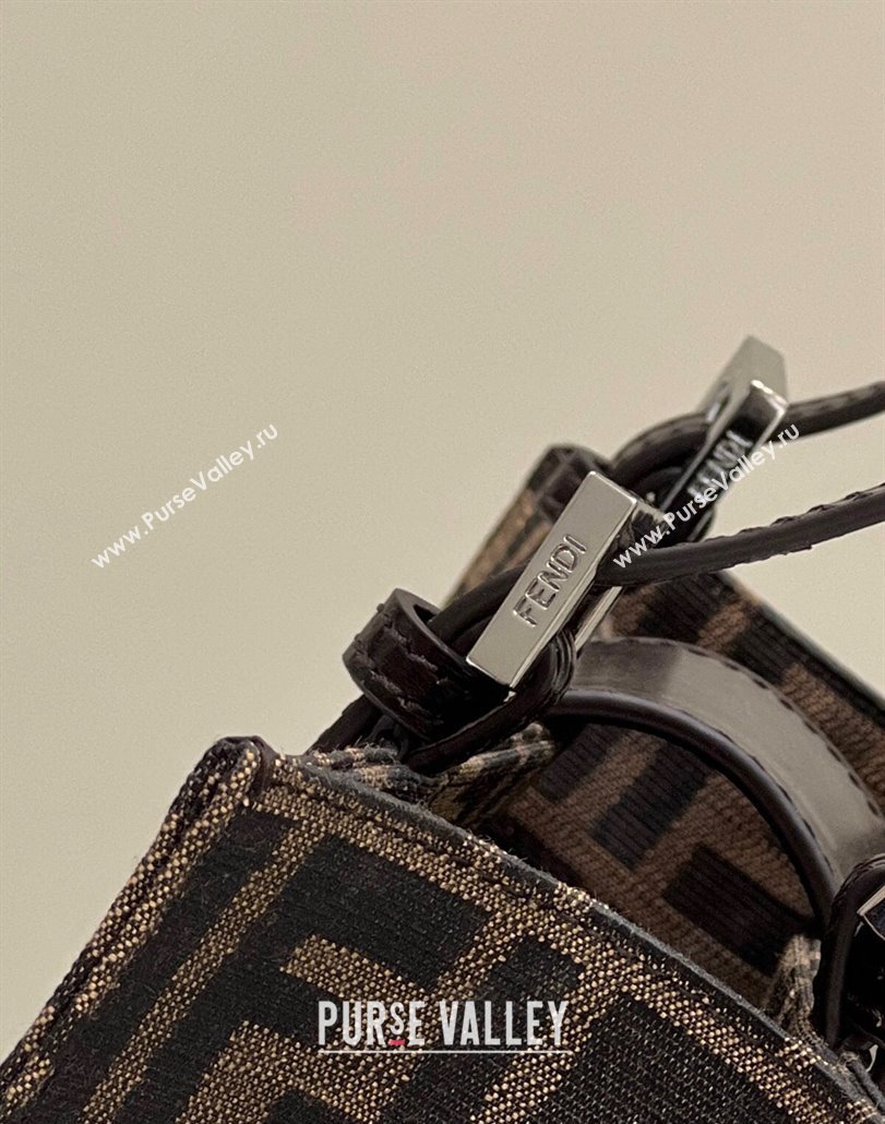 Fendi Baguette Mini Tote Bag in Brown FF Fabric 2024 8316S (CL-240312075)
