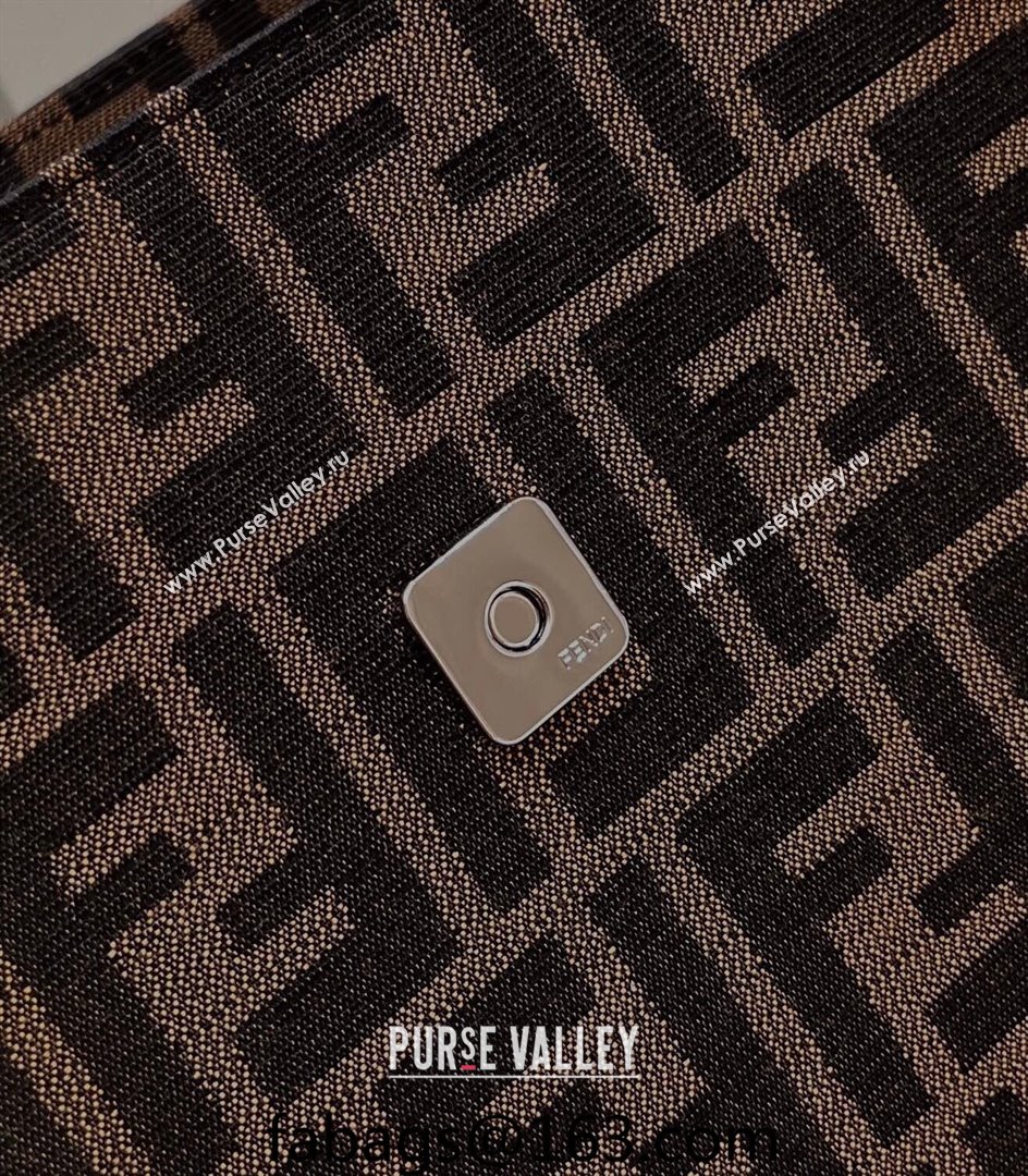 Fendi Baguette Mini Tote Bag in Brown FF Fabric 2024 8316S (CL-240312075)