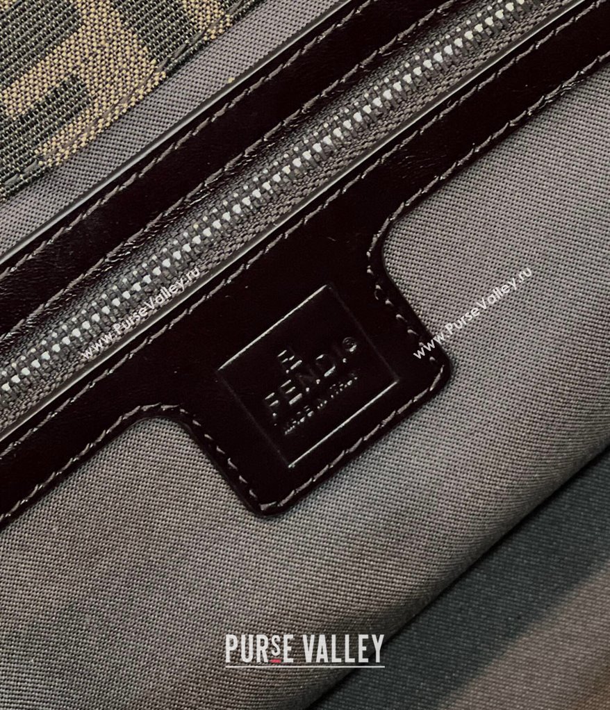 Fendi Baguette Mini Tote Bag in Brown FF Fabric 2024 8316S (CL-240312075)