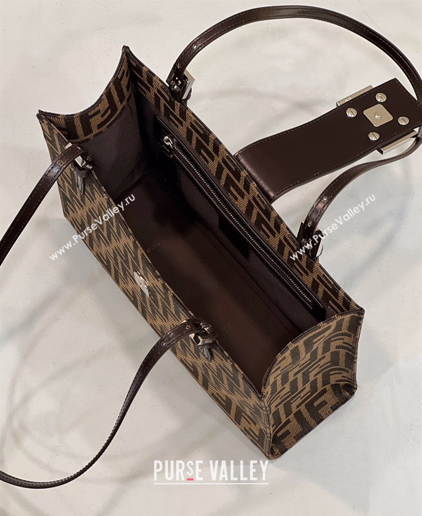 Fendi Baguette Mini Tote Bag in Brown FF Fabric 2024 8316S (CL-240312075)