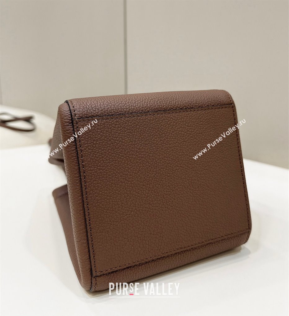 Fendi Origami Mini Bag in Leather that can be transformed Brown 2024 8626 TOP (CL-240416018)